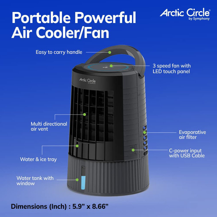 Symphony air best sale cooler fan